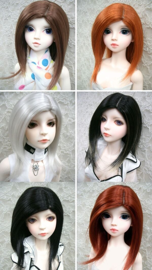 Wig / 8 inch / Long Bob (Black #2)