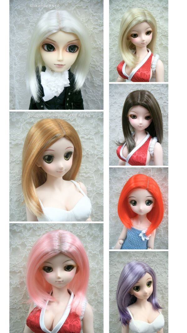 Wig / 8-9 inch / Short One-length (Red #K7)