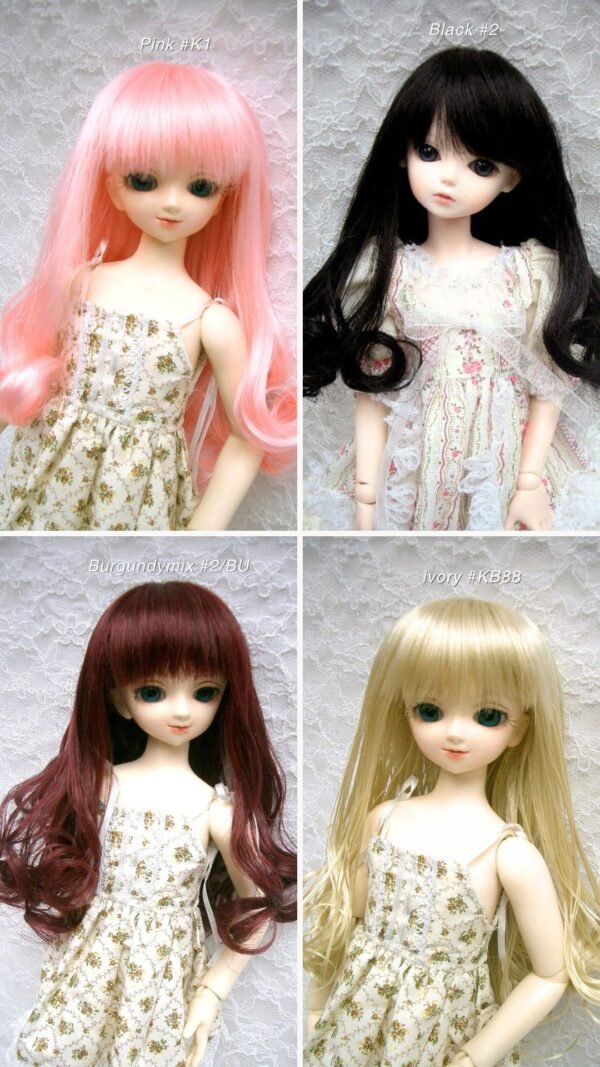 Wig / 7-8 inch / Long Hair Curly (Lightgoldmix #GL26)