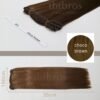 Heat-Resistant Wig Wefting (Choco Brown #12)