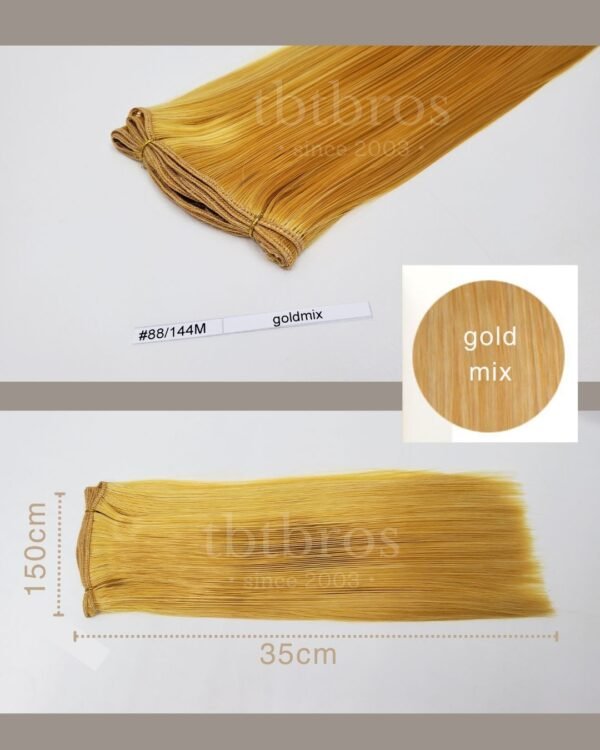 Heat-Resistant Wig Wefting (Goldmix #88/144M)