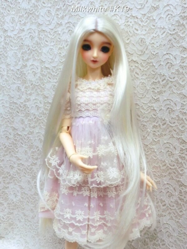Wig / 8-9 inch / Super-long Layer (Milkwhite #K19)