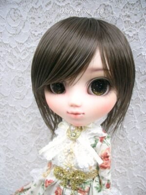 Wig / 8-9 inch / Short (Dark Olive #18)