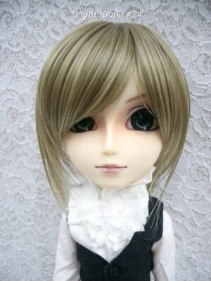 Wig / 8-9 inch / Short (Light Khaki #24)