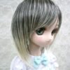 Wig / 8-9 inch / Short (Black-ivory #2/KB88T)
