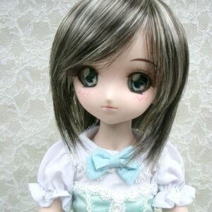 Wig / 8-9 inch / Short (Brown-ivory Highlight #8/KB88HL)