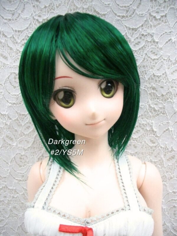 Wig / 8-9 inch / Short (Darkgreen #2/YS5M)