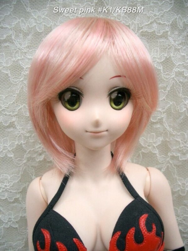 Wig / 8-9 inch / Short (Sweet pink #K1/KB88M)