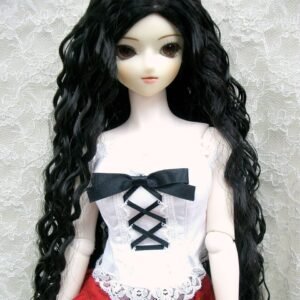 Wig / 8-9 inch / Long Wave (Black #2)