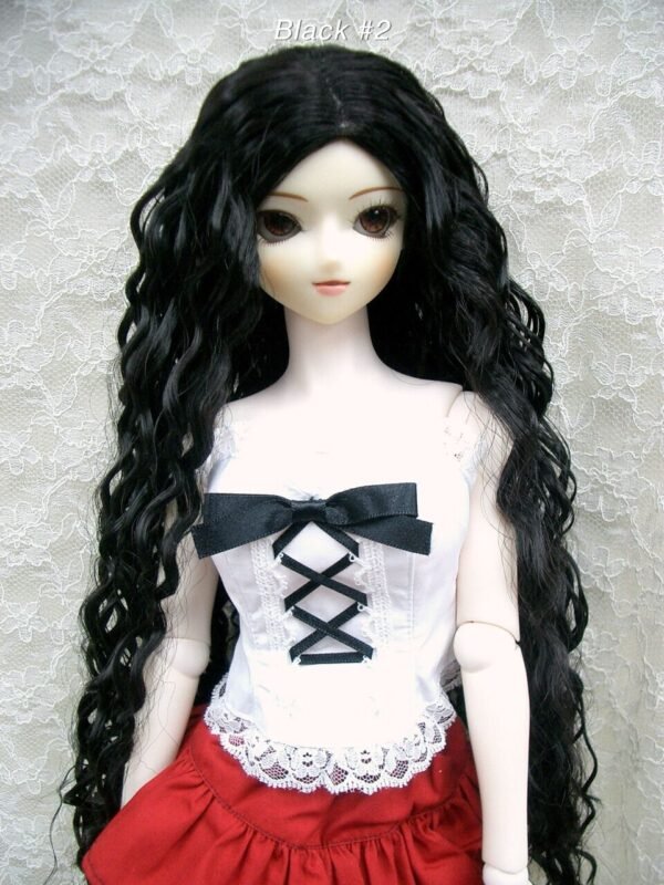 Wig / 8-9 inch / Long Wave (Black #2)