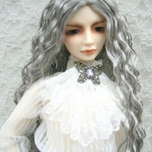 Wig / 8-9 inch / Long Wave (Greymix #56)