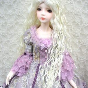 Wig / 8-9 inch / Long Wave (Milkwhite #K19)