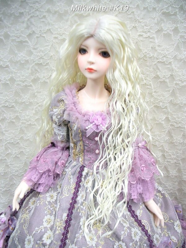 Wig / 8-9 inch / Long Wave (Milkwhite #K19)