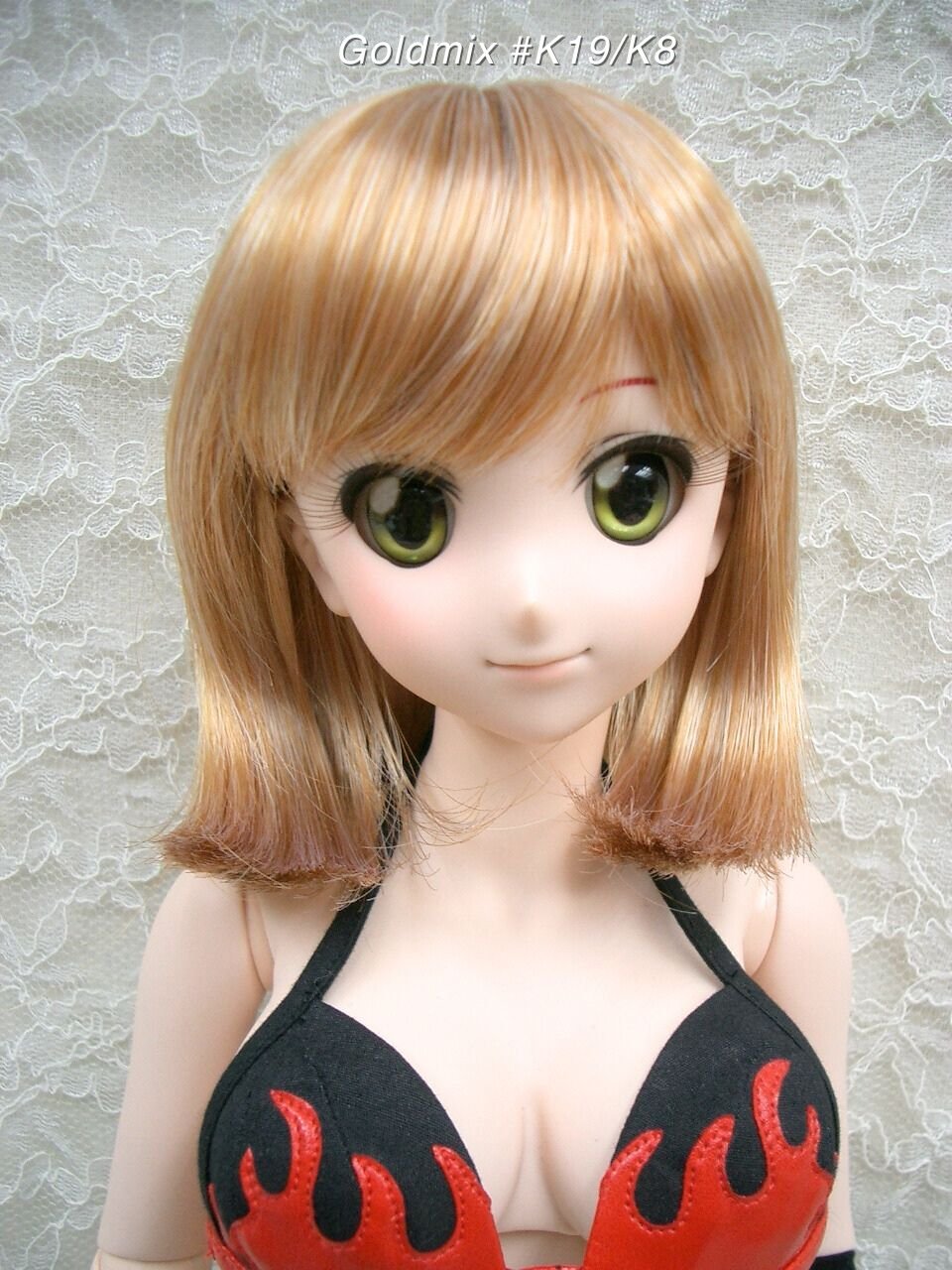 Wig / 8-9 inch / Medium Bob (Goldmix #K19/K8)