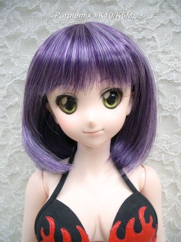 Wig / 8-9 inch / Medium Bob (Purplemix #K10/K5M)