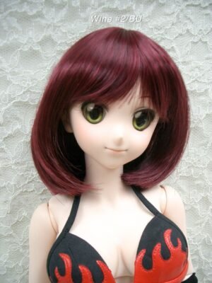 Wig / 8-9 inch / Medium Bob (Wine #2/BU)