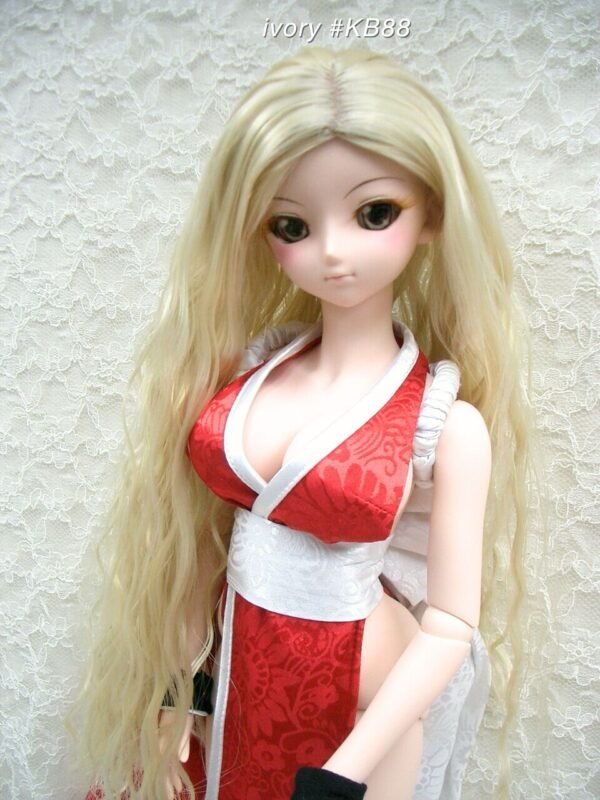 Wig / 8-9 inch / Soft Long Wave (Ivory #KB88)