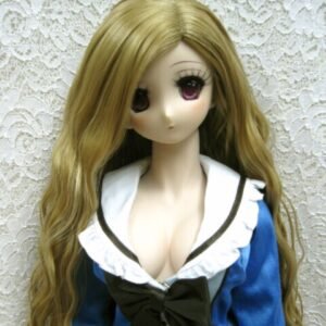 Wig / 8-9 inch / Soft Long Wave (Lightgoldbrown #25)