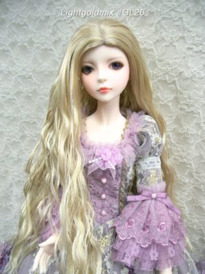 Wig / 8-9 inch / Soft Long Wave (Lightgoldmix #GL26)