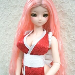 Wig / 8-9 inch / Soft Long Wave (Pink #K1)