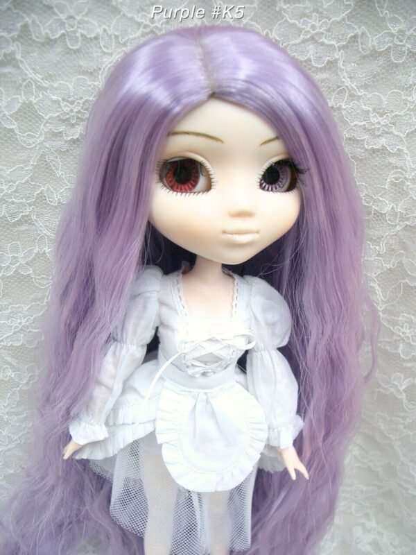 Wig / 8-9 inch / Soft Long Wave (Purple #K5)