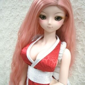 Wig / 8-9 inch / Soft Long Wave (Metallic pink #25/K1M)