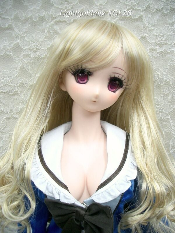 Wig / 8-9 inch / Medium Long Curls at the end (Lightgoldmix #GL26)