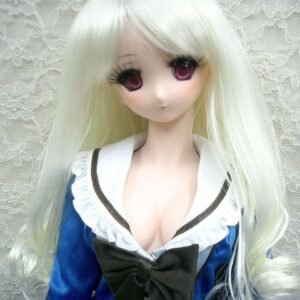 Wig / 8-9 inch / Medium Long Curls at the end (White #K19)