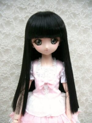 Wig / 8-9 inch / Semi-long Straight (Black #2)