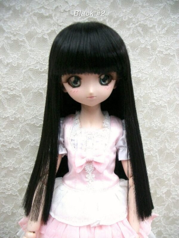 Wig / 8-9 inch / Semi-long Straight (Black #2)