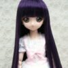 Wig / 8-9 inch / Semi-long Straight (Dark purple #2/K1M)