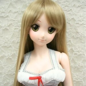 Wig / 8-9 inch / Semi-long Straight (Lightgoldbrown #25)