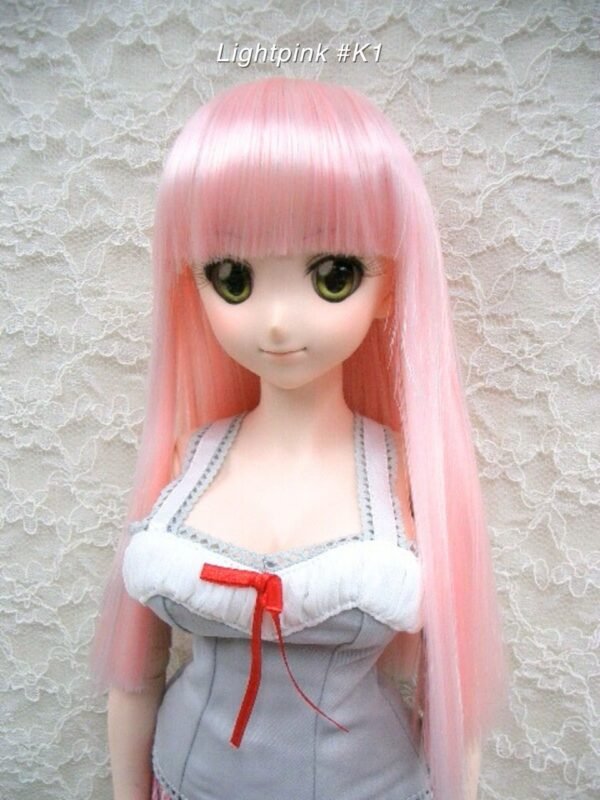 Wig / 8-9 inch / Semi-long Straight (Lightpink #K1)