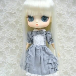 Wig / 8-9 inch / Semi-long Straight (White #K19)