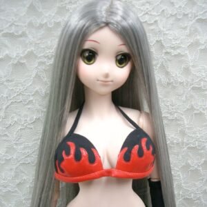 Wig / 8-9 inch / Long Straight (Greymix #56)
