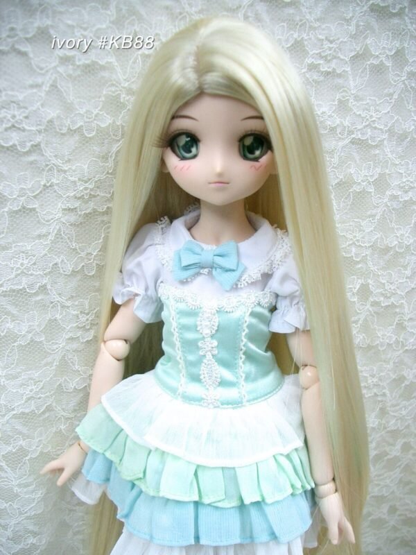 Wig / 8-9 inch / Long Straight (Ivory #KB88)