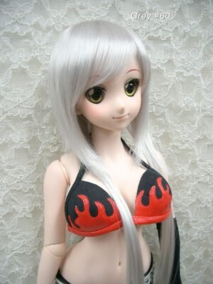 Wig / 8-9 inch / Long Shaggy (Grey #60)