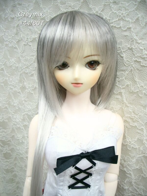 Wig / 8-9 inch / Long Shaggy (Greymix #44/60T)