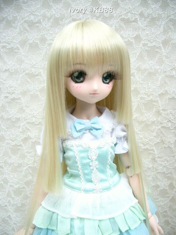 Wig / 8-9 inch / Princess-cut Long (Ivory #KB88)