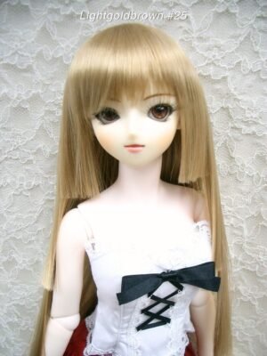 Wig / 8-9 inch / Princess-cut Long (Lightgoldbrown #25)