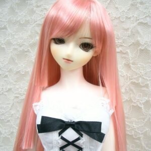 Wig / 8-9 inch / Princess-cut Long (Metallic pink #25/K1M)
