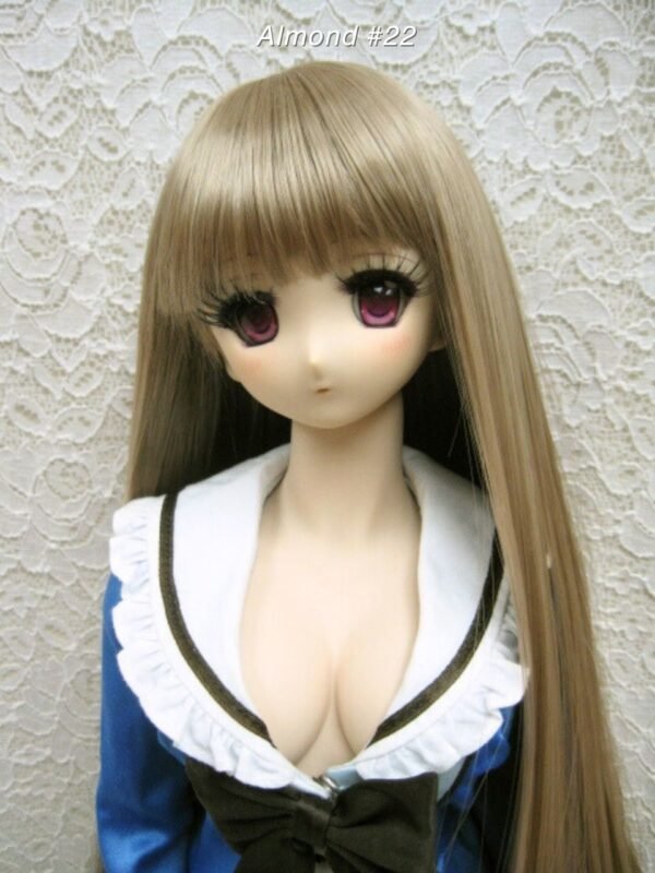 Wig / 8-9 inch / Super Long Straight *Length 38cm (Almond #22)