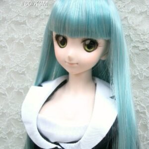 Wig / 8-9 inch / Super Long Straight *Length 38cm (Ash blue #60/K3M)