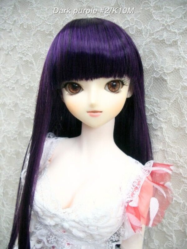 Wig / 8-9 inch / Super Long Straight *Length 38cm (Darkpurplemix #2/K10M)