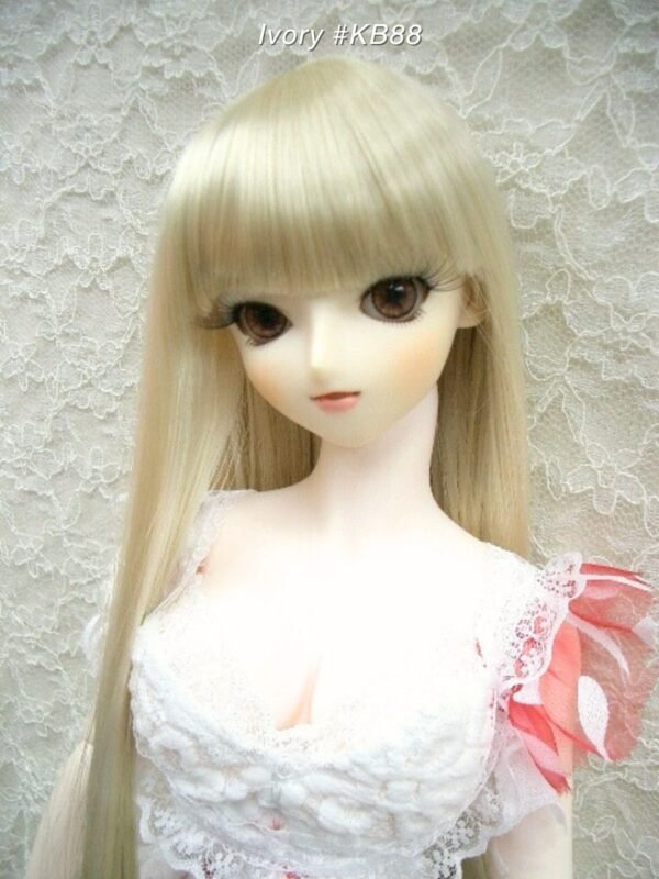 Wig / 8-9 inch / Super Long Straight *Length 38cm (Ivory #KB88)