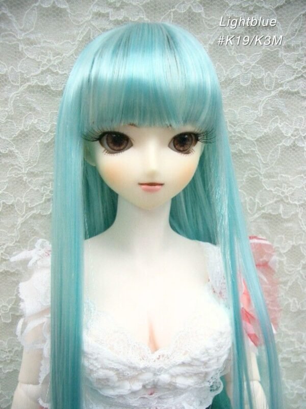 Wig / 8-9 inch / Super Long Straight *Length 38cm (Lightbluemix #K19/K3M)
