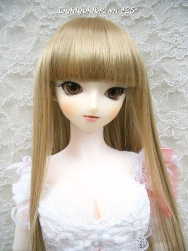 Wig / 8-9 inch / Super Long Straight *Length 38cm (Lightgoldbrown #25)