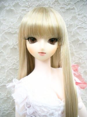 Wig / 8-9 inch / Super Long Straight *Length 38cm (Lightgoldmix #GL26)