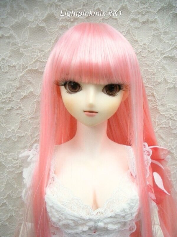 Wig / 8-9 inch / Super Long Straight *Length 38cm (Lightpink #K1)