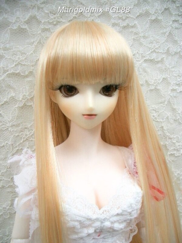 Wig / 8-9 inch / Super Long Straight *Length 38cm (Marigoldmix #GL88)